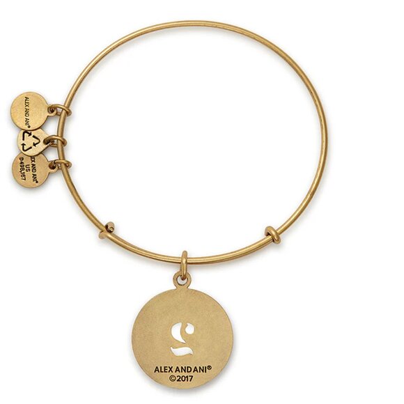 ALEX + ANI Number 2 Charm Bangle Bracelet | Grace, Comfort, and Sensitive - Picture 2 of 7